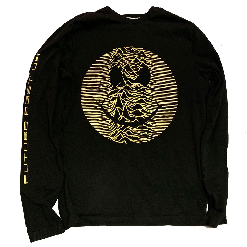 Limited Edition Gold Acid Pulsar Long Sleeve T-Shirt / Black-Future Past-Essential Republik